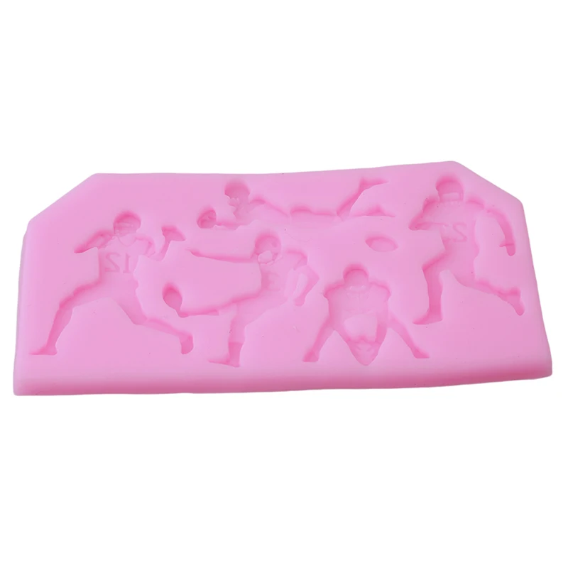 1 шт. силиконовая форма Футбольная для украшения торта сахарный шоколадный