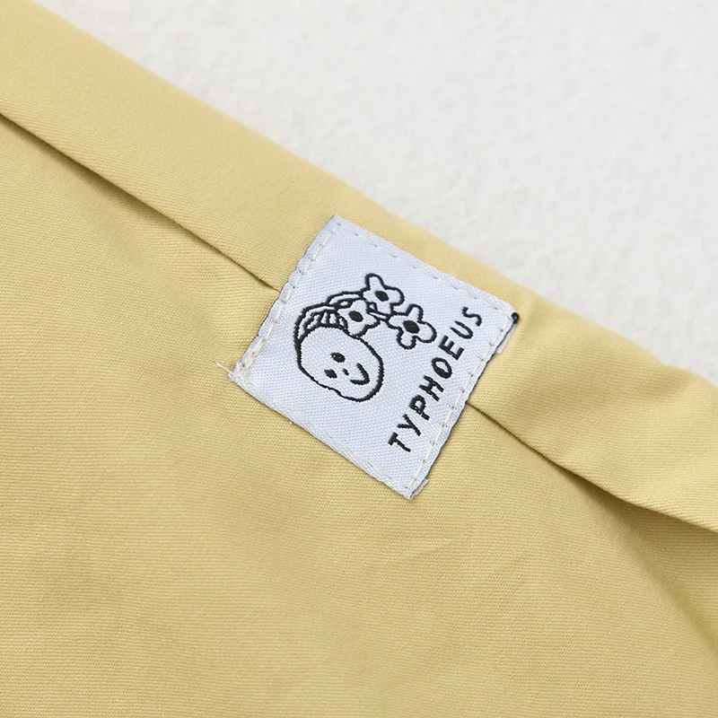 Женские повседневные шорты цвета хаки с вышивкой из мультфильма летние женские