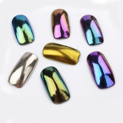 1 г/кор. Зеркало Ногтей Блеск Порошок Пыли Nail Art DIY Shinning Chrome Пигмент Блестит |