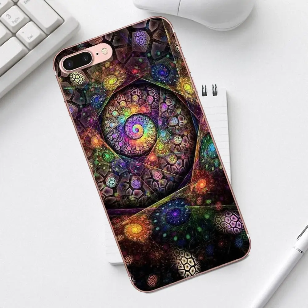 Фрактальный художественный спиральный математический Фибоначчи для Galaxy Alpha Core