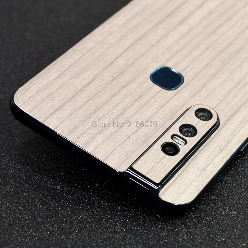 ДЛЯ vivo V15/V15 Pro/S1/S1 Pro Полное заднее покрытие 3D Имитация древесины зерна защита кожи