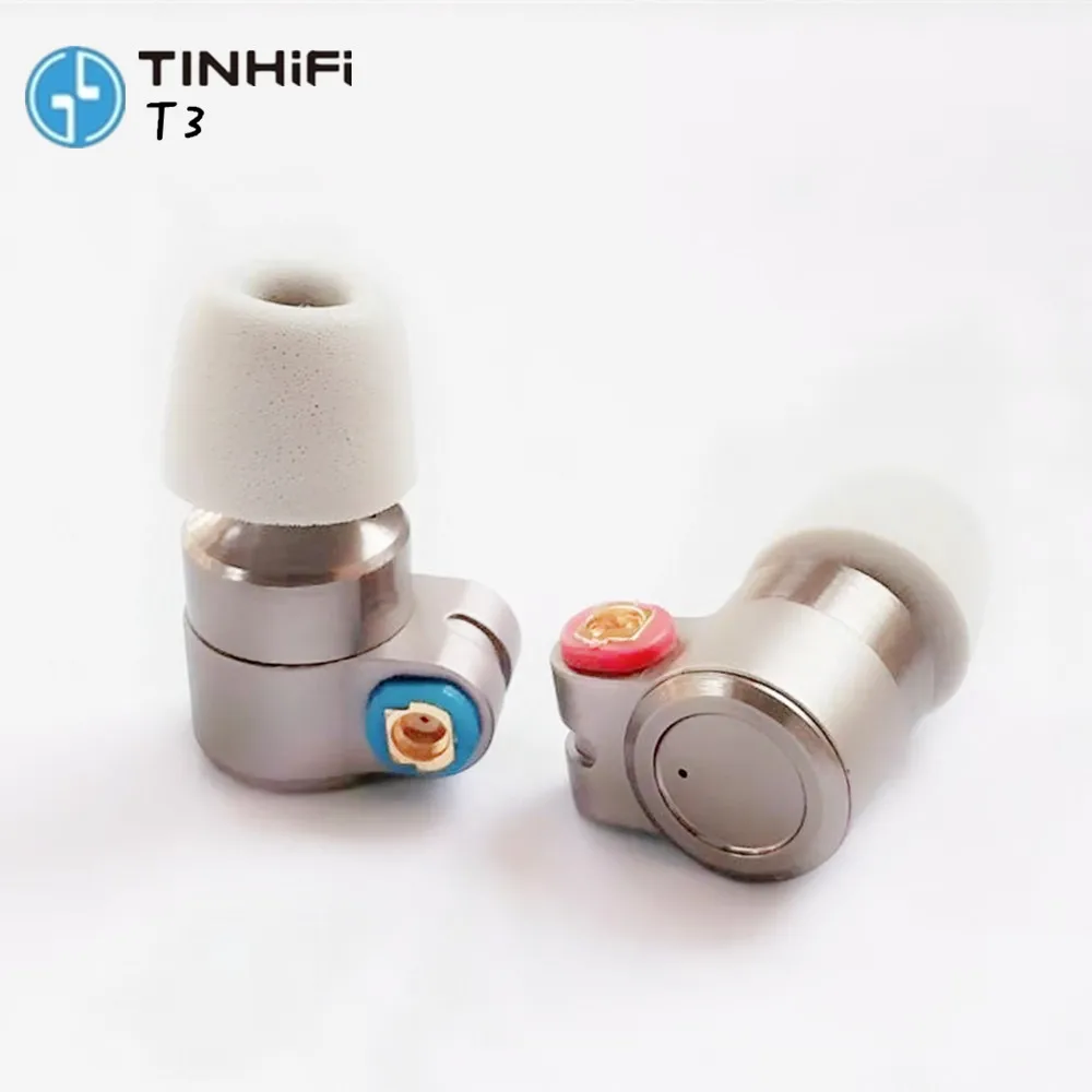 TINHIFI T3 в ухо наушник 1DD+ 1BA Ноулз привод HIFI наушники металлические наушники-вкладыши с позолоченным OFC SPC кабелем T2 T3 P1 S2