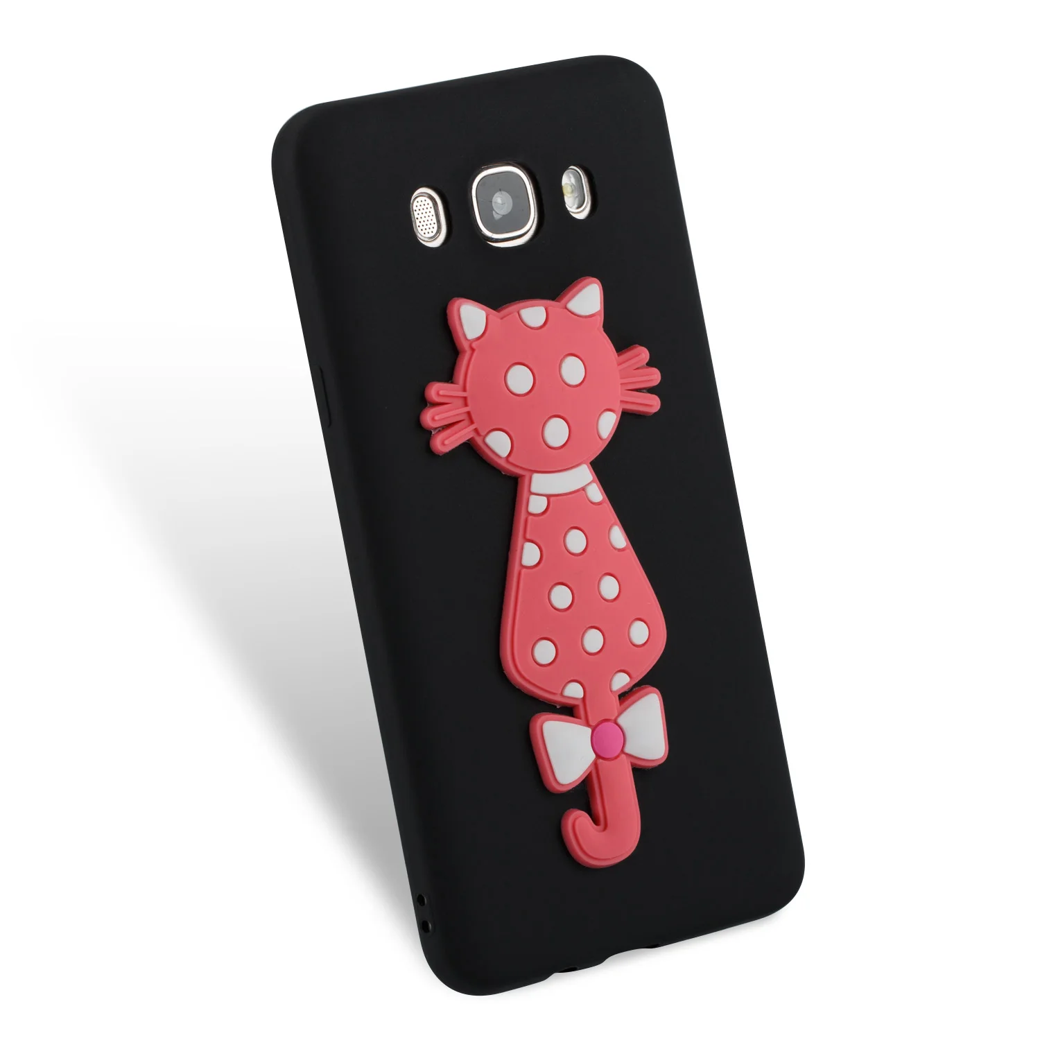 Silicone 3D Cat Cute TPU Cartoon Soft Cover Phone Case Cubierta Kryty Shell For Samsug Sumsung Samsung Galax Galaxy J7 2016 J710 |