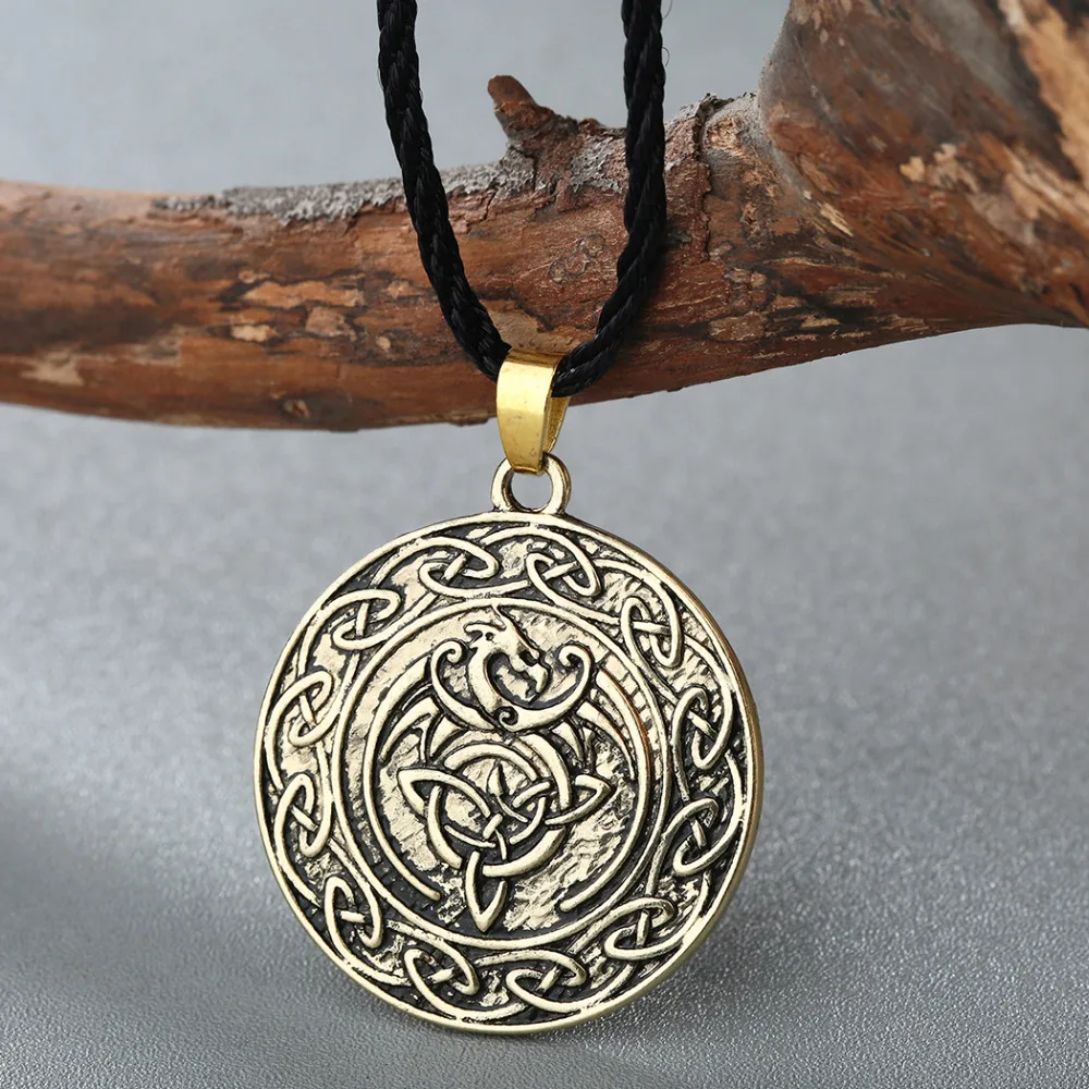 Подвеска QIAMNI в стиле панк для мужчин и женщин подарок на день рождения|dragon pendant