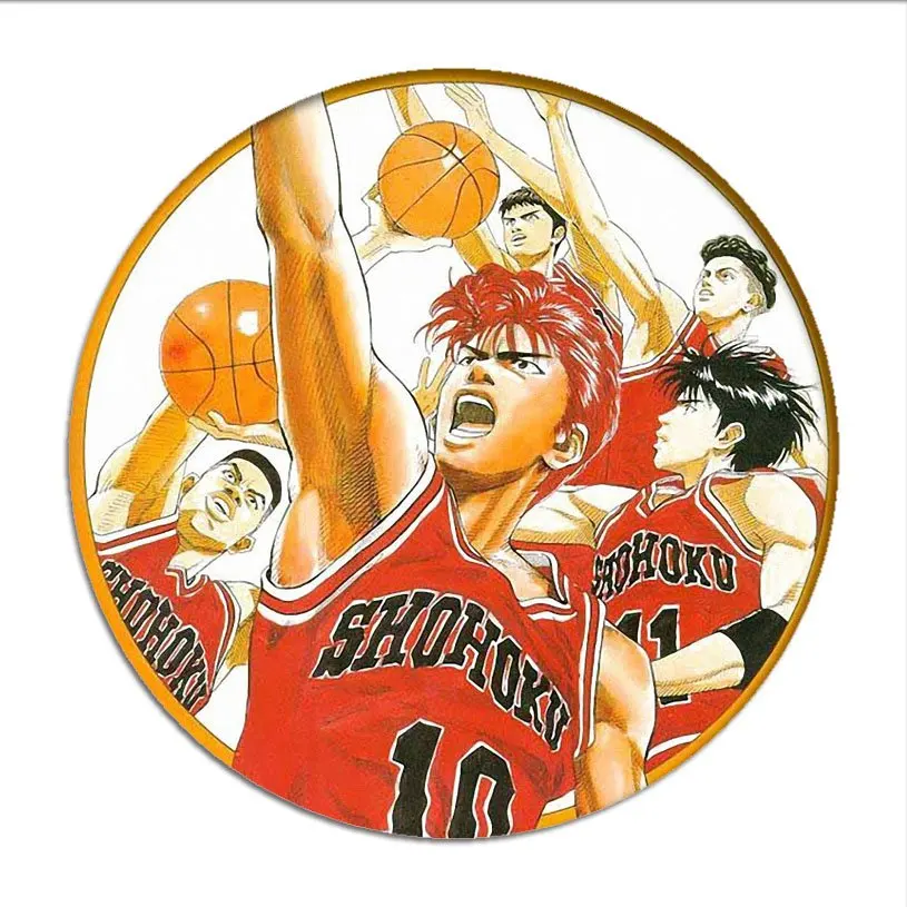 Брошь Slamdunk Shohoku Значки для косплея рукава Kaede брошь булавки Hanamichi Sakuragi коллекция