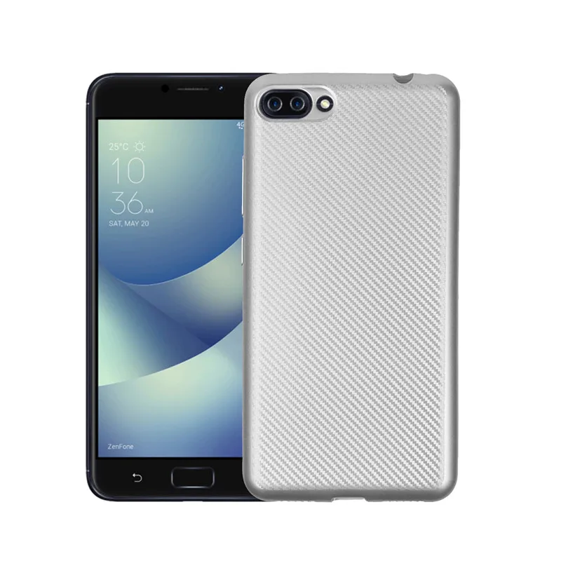Для ASUS ZenFone 4 Max ZC554KL чехол из углеродного волокна Мягкий легкий и тонкий для