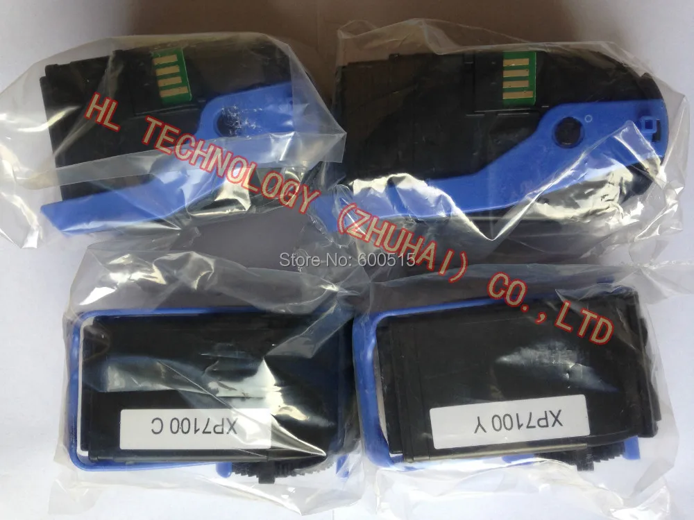 106R02605/03/02 цветной тонер-картридж совместимый xerox Phaser 7100 с чипом BK2PCS/C2PCS/Y 2 шт/M2PCS 8