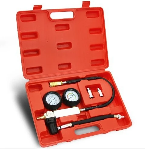 

TU-21 Petrol Engine Cylinder Compression Leak Detector Tester Gauge Tool Kit