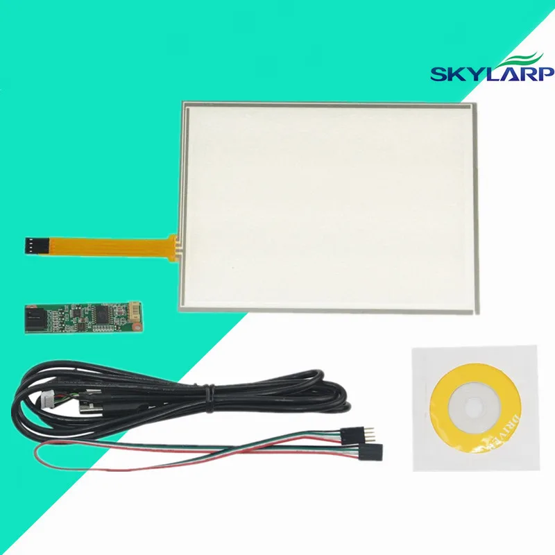Новинка 8 дюймовая 4 проводная резистивная сенсорная панель комплект USB