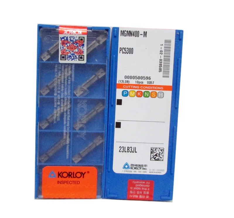KORLOY MGMN200/300/400 M PC5300 /MGMN200 G CNC карбидная вставка Фальцевальная фреза|lathe tools|insert