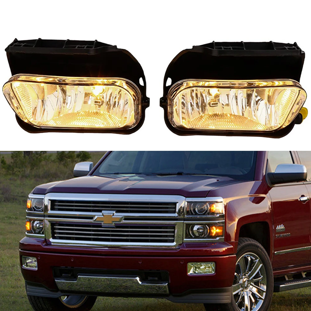 2 шт ясные Противотуманные фары дальнего бампера ЛАМПА IP68 ДЛЯ Chevrolet Chevy Silverado 2003-2006