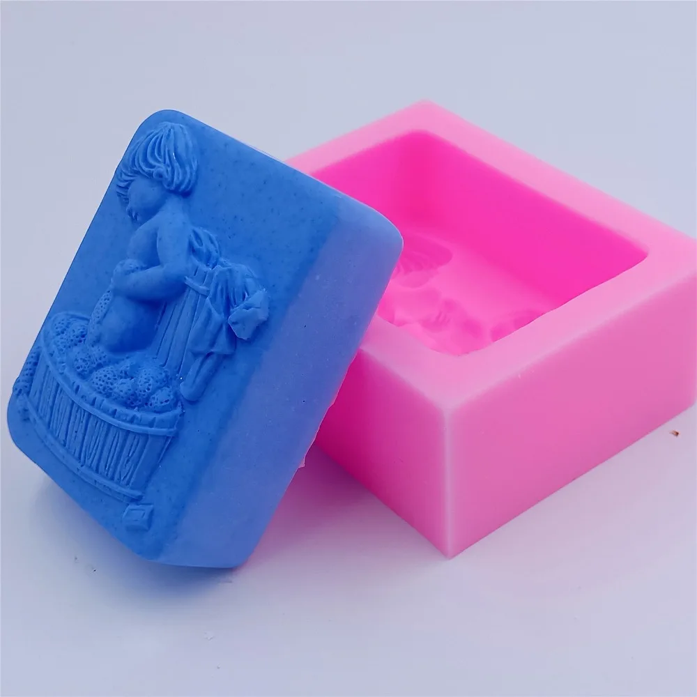 Детский дизайн для купания форма мыла из пищевого силикона мыла|mold for|silicone soap