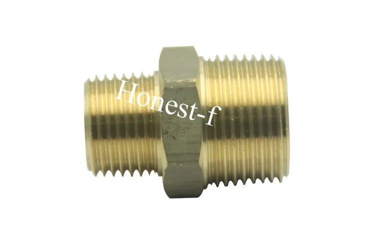 

Brass BSP Pipe Hex Reducing Nipple Fitting 3/4" x 1/2" Male BSPP