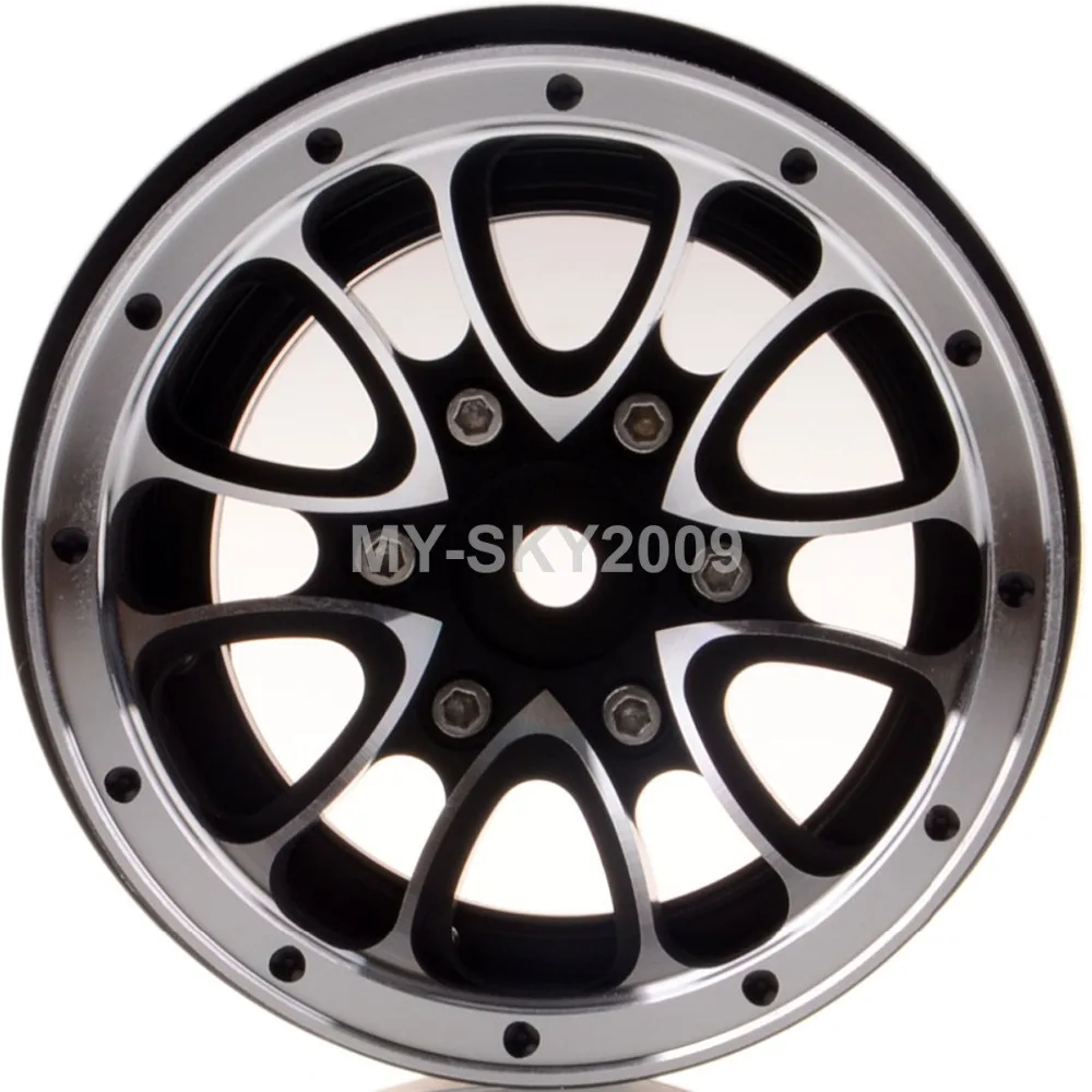 

4pcs Alloy 1.9" Beadlock Wheel Rim Heavy For RC 1/10 Off-Road Truck Rock Crawler Axial SCX10 D90 Racing 1051