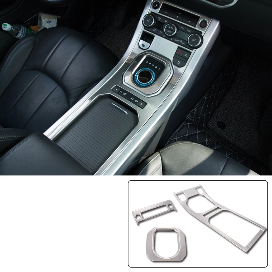 Хромированная Автомобильная панель кондиционера для Range Rover Evoque 2014-2017 аксессуары