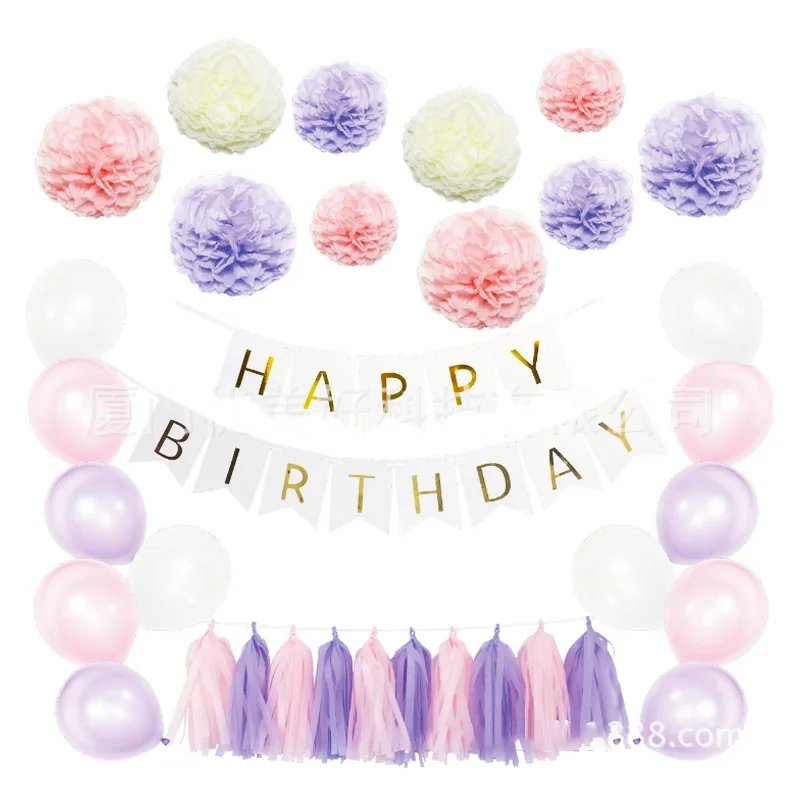 Бумага Pull Flag помпон папиросная бумага помпоны Цветочные шары для украшения