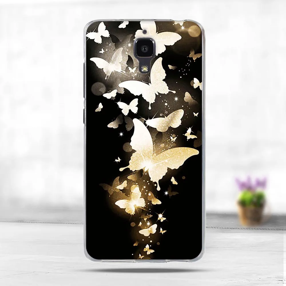 Роскошные 3D Мягкие силиконовые ТПУ Shell Для Сяо mi 4 M4 случае Симпатичные животные