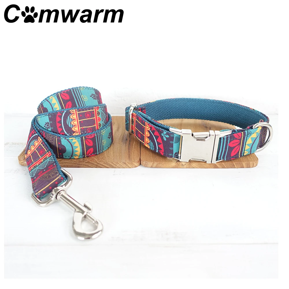 Comwarm новый модный ошейник для собаки в этническом стиле цветной ручной работы