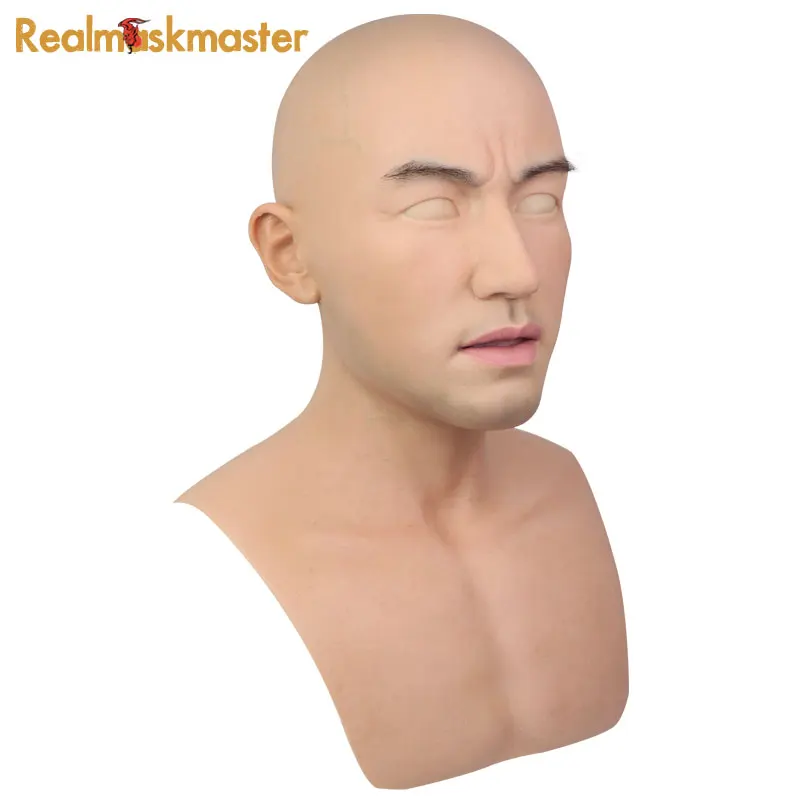 Реалистичная искусственная силиконовая маска Realmaskmaster для Хэллоуина Мужская