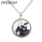 JWEIJIAO японское аниме Юри! Ожерелье с подвеской на шею, круглая подвеска для косплея, Ювелирное Украшение для фанатов аниме, AN04
