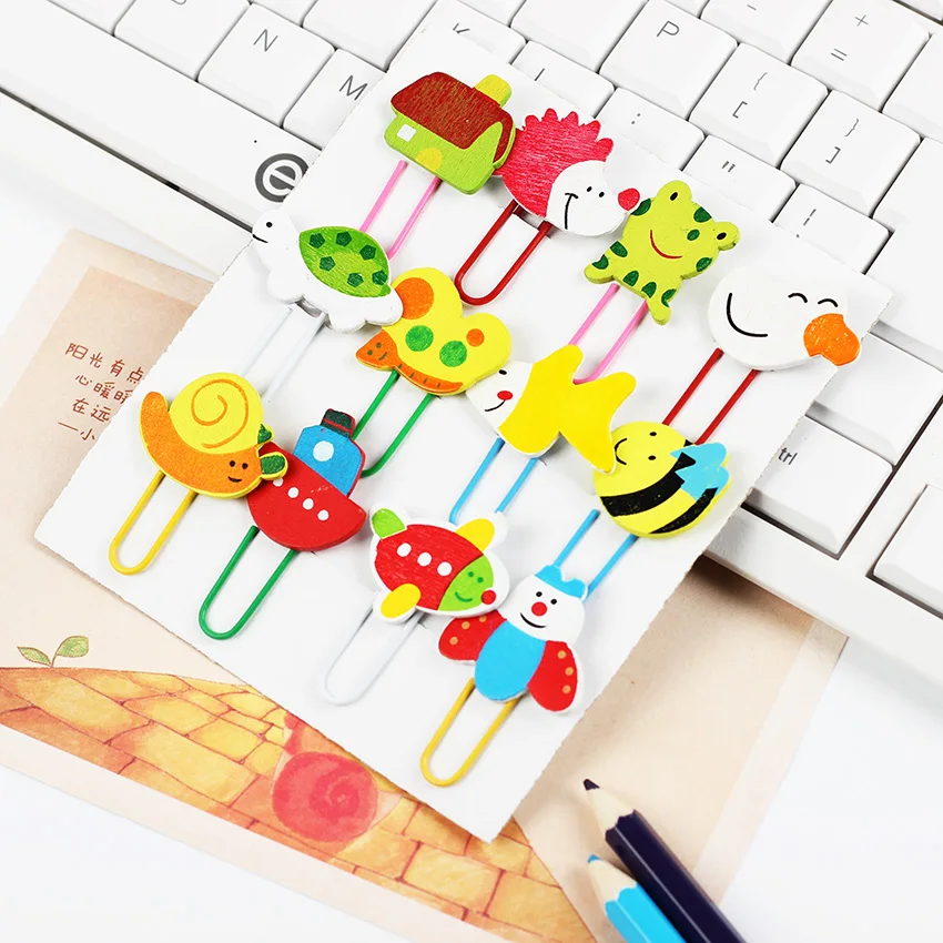12 шт. детские деревянные зажимы|wooden clips|animal paperclipsclip cute |