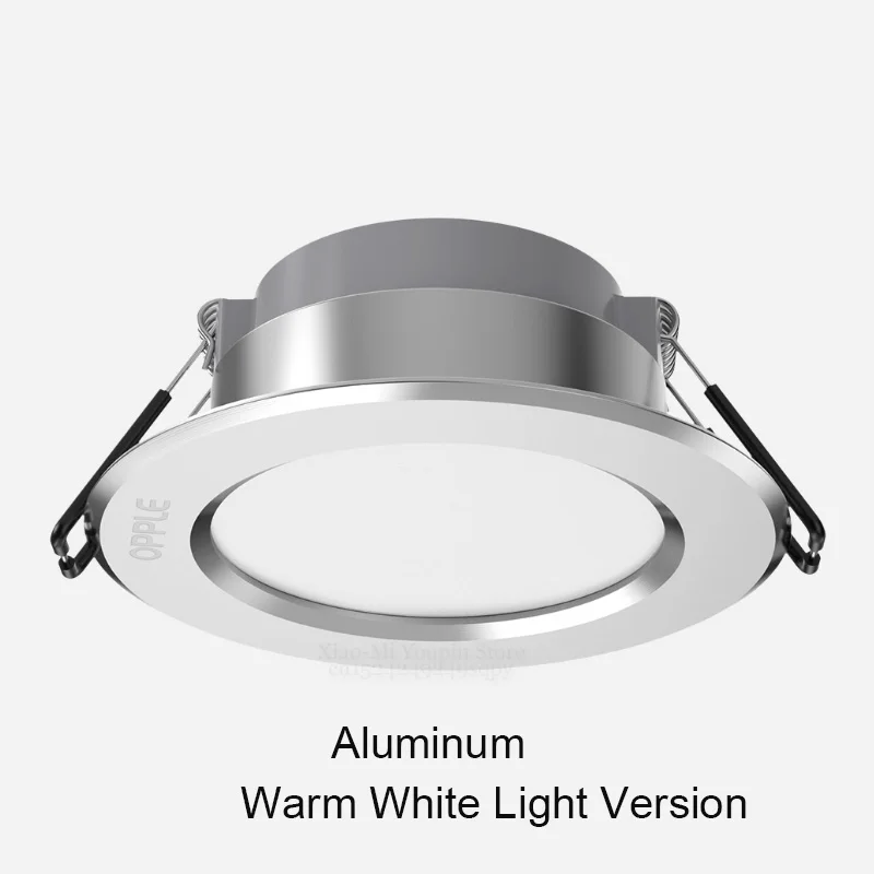 warm white light Xiaomi Mijia оппле вниз светильник 3 Вт Светодиодный светильник Лампа цветовая температура круглый потолочный встраиваемый светильник для дома и офиса - Цвет: warm white light