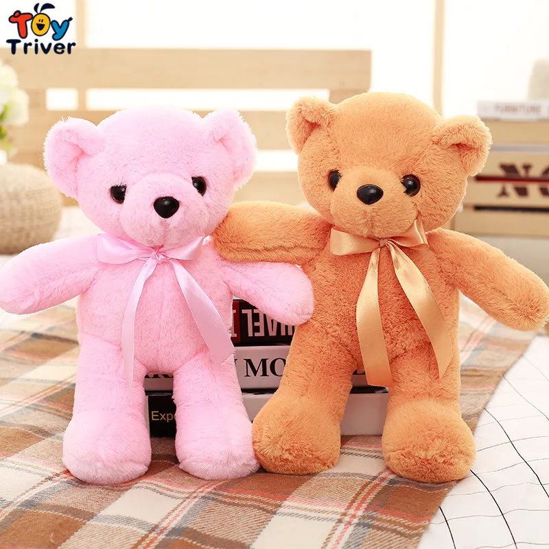 31 см мультфильм фиолетовый коричневый белый розовый плюшевый мишка плюшевая