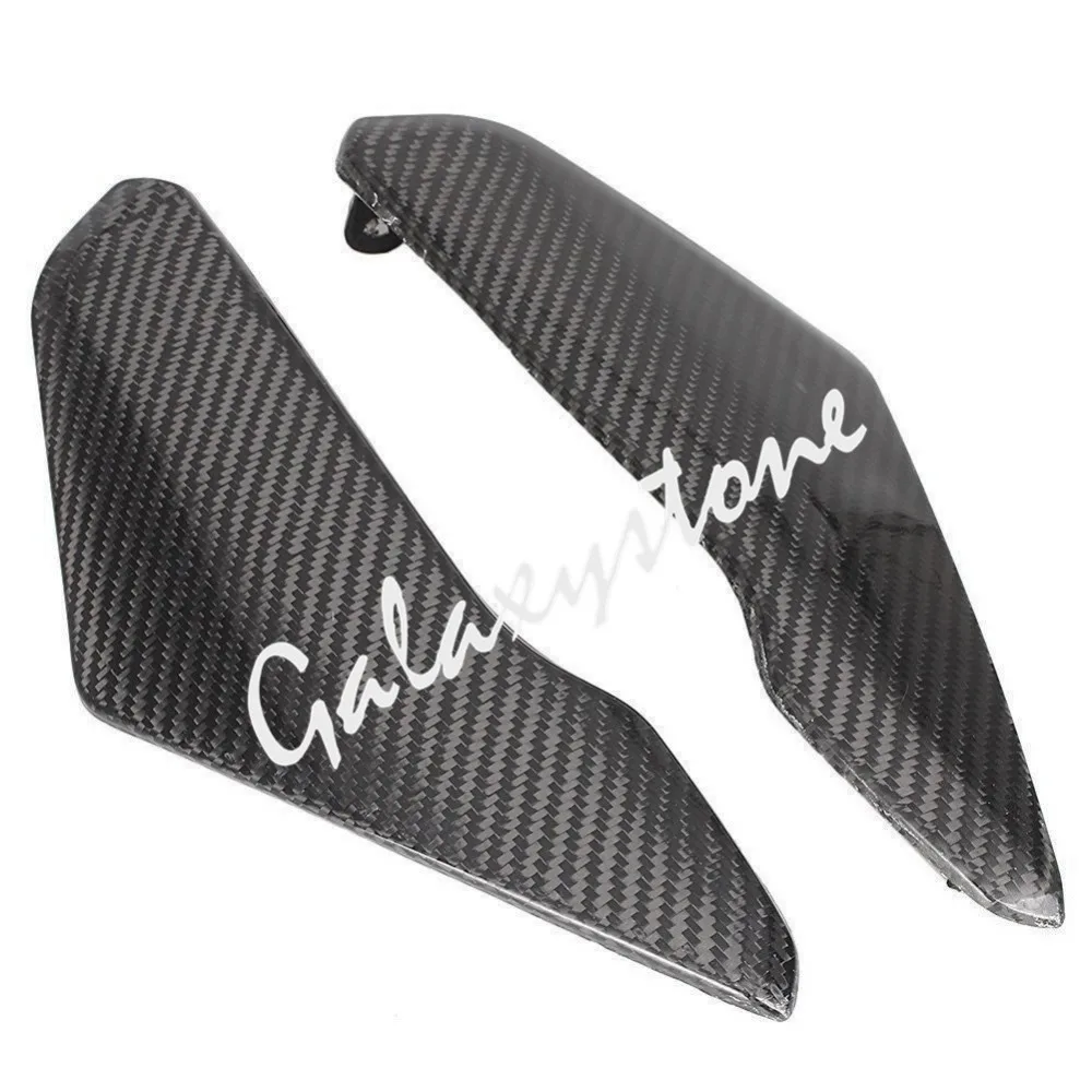 Углеродного волокна Танк боковые крышки Панель обтекатель для Suzuki GSXR600 GSXR750 2004 2005