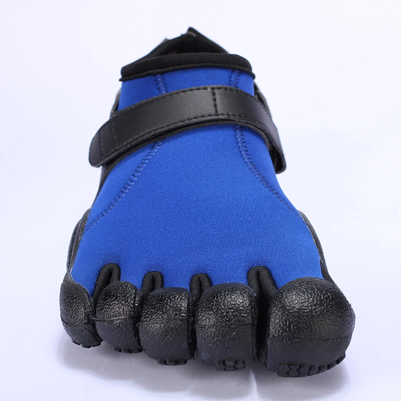 Blue Yas Bae/размер 45-44, распродажа, китайский фирменный дизайн, Резиновая, с пятью пальцами, уличная, нескользящая, дышащая, светильник, обувь для мужчин - Цвет: Blue