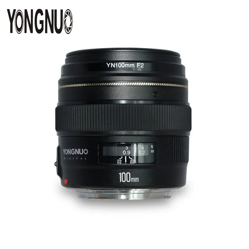 YONGNUO YN100mm F/2-F/22 AF/MF 100 мм Средний телеобъектив большая апертура Автофокус Объектив основной объектив для камеры Canon EOS Rebel
