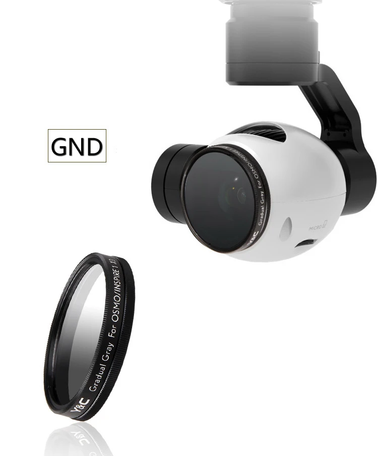 Градиентные цветные фильтры для объективов DJI OSMO X3 Inspire 1 объектив дрона