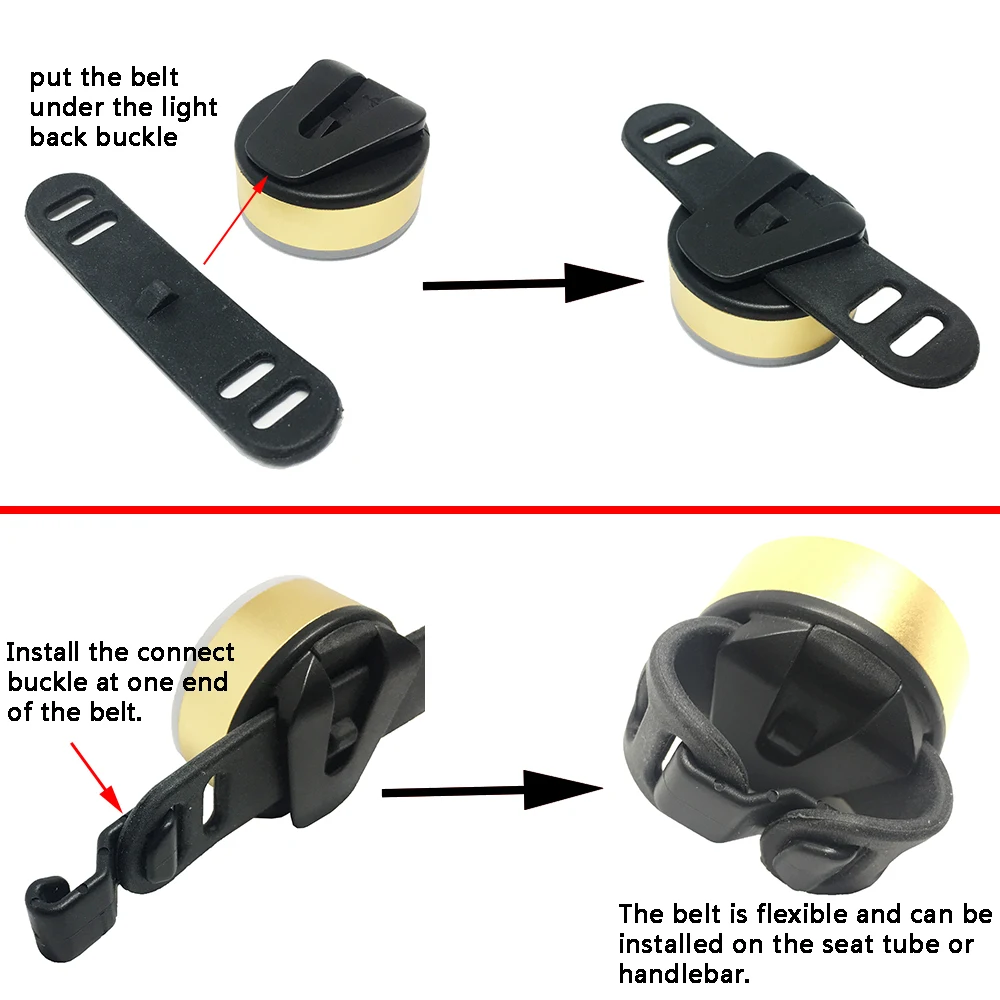 Портативный USB Перезаряжаемый Горный Дорожный складной MTB велосипед велосипедная Рама задний мигающий защитный Предупреждение ющий светильник водонепроницаемый