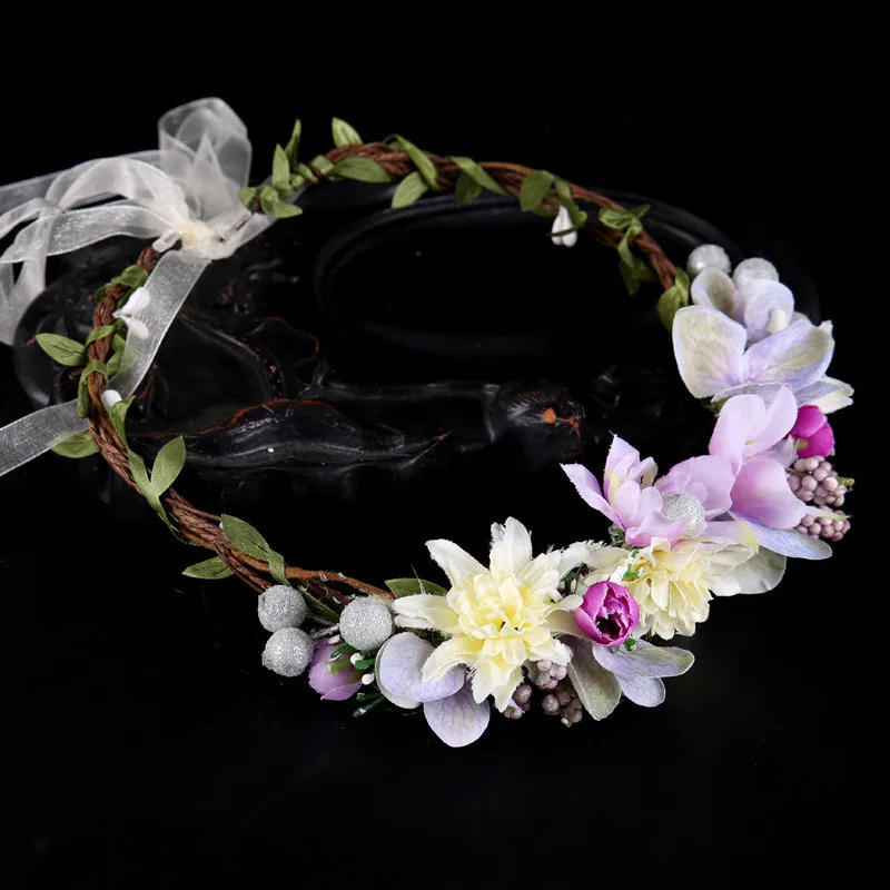 Bridal headdress garland holiday beach photo accessory FY19030852 | Свадьбы и торжества