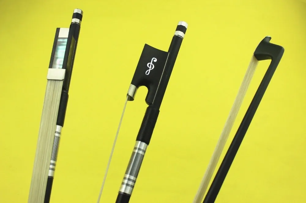 

1 pcs Plrofessional 4/4 black Carbon fiber violin bow.violin Accessories