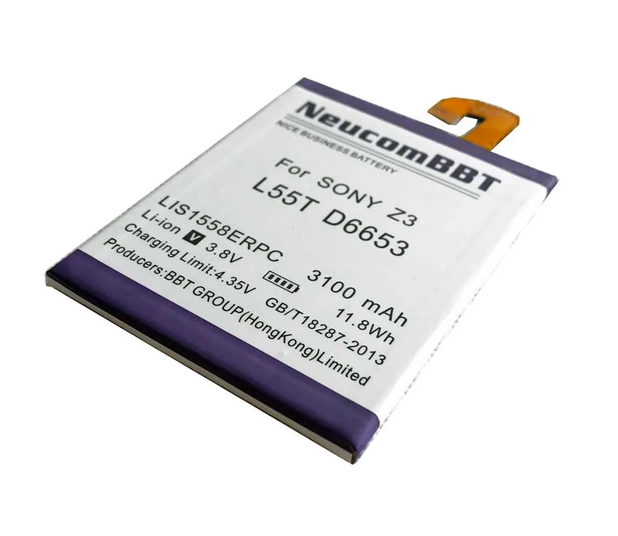 LIS1558ERPC батарея для Sony Xperia Z3 L55U D6653 D6603 D6633 D5803 D5833 D6616 D6708 L55T neucombt | Мобильные телефоны