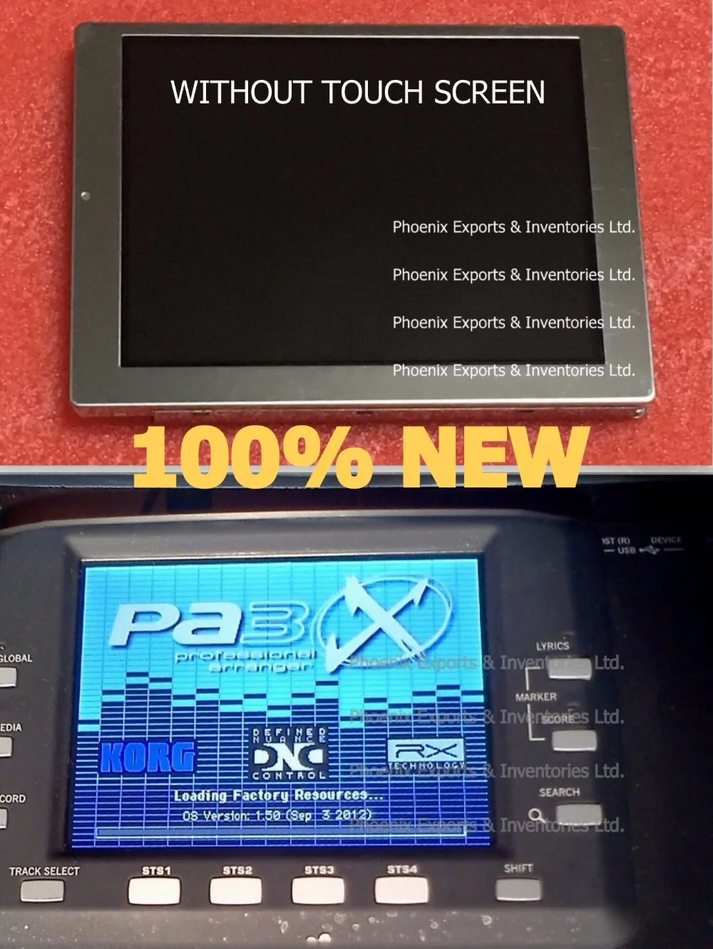 Оригинальный ЖК экран для Korg PA3X синтезатор цветной дисплей панель без сенсорного