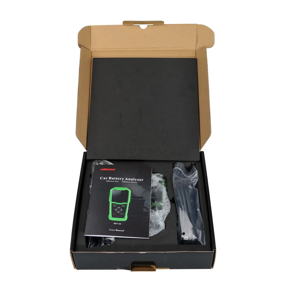 OBDSTAR BMT-08 12 В/24 В 100-2000 CCA 220AH тестер автомобильной нагрузки батареи OBD2 инструмент соответствия BMT08 анализатор
