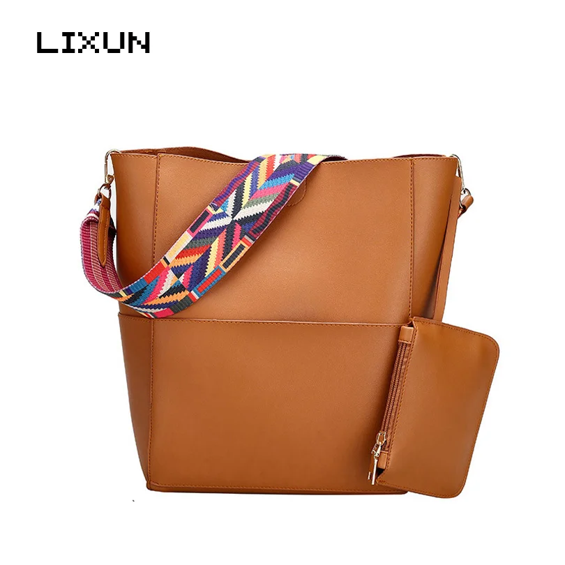 LIXUN роскошные сумки ведро женские дизайнерские брендовые известные на плечо