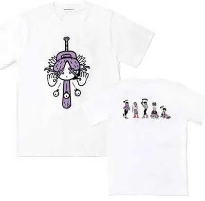 Kpop shinee concert/футболка с принтом героев мультфильмов для любителей летней моды