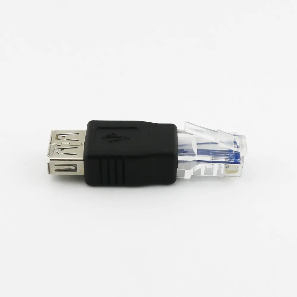 10 шт. переходник RJ45 папа-USB 2 0 A мама |
