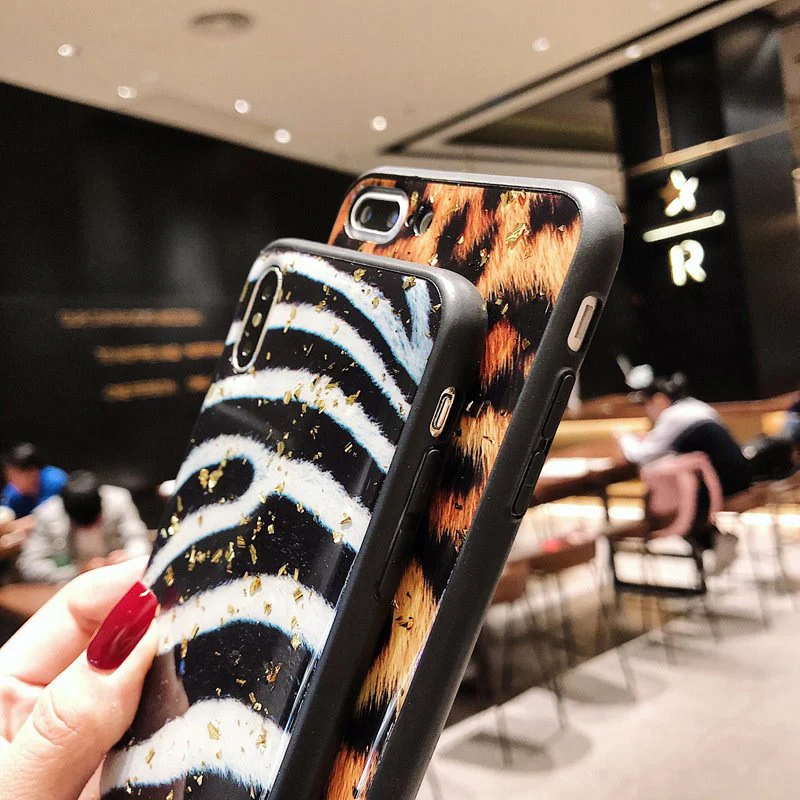 Чехол для Телефона Iphone 6 6s 7 8 Plus X Xr Xs Max Роскошный Блестящий жесткий чехол из фольги