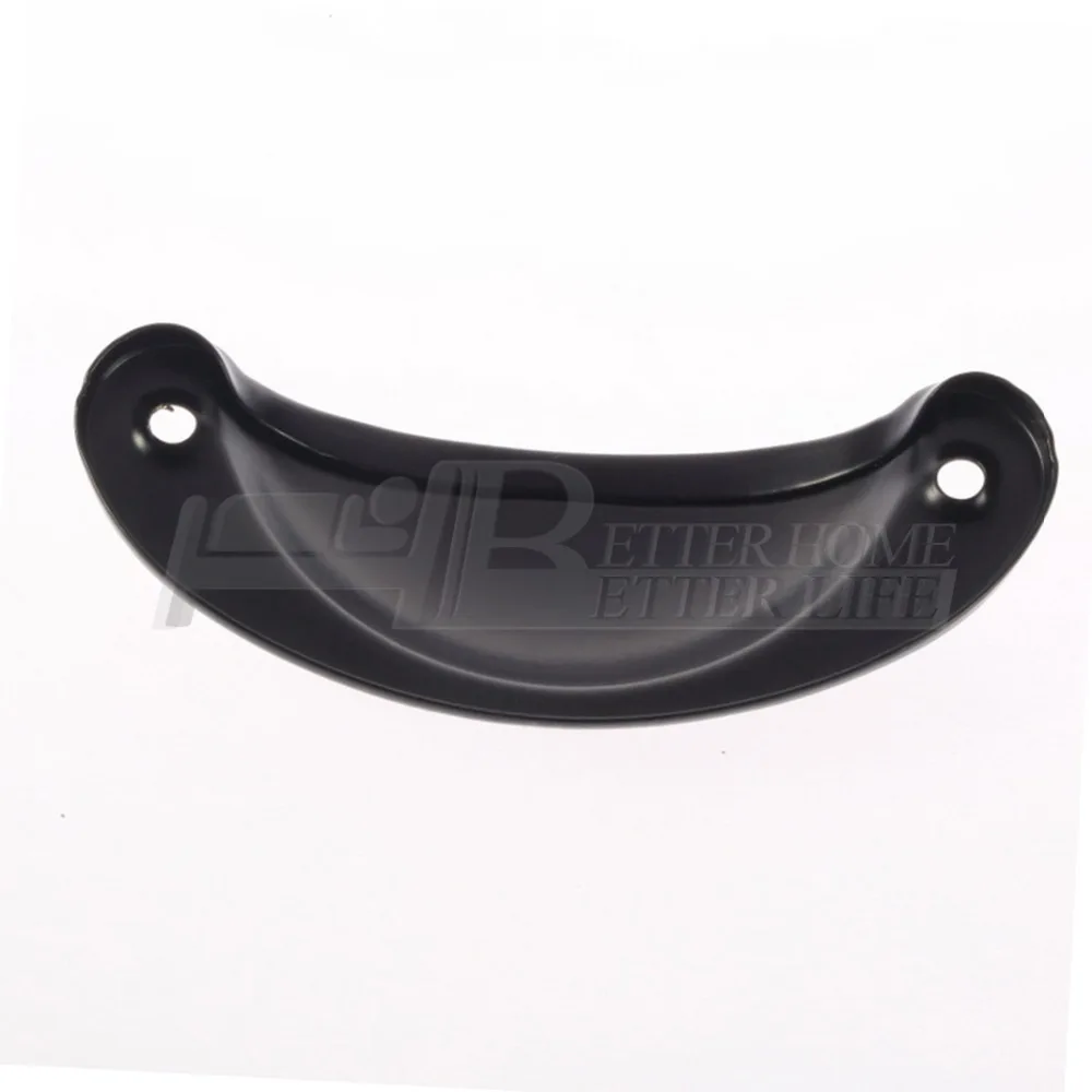 5 шт. черная винтажная дверная ручка в форме ракушки | Обустройство дома