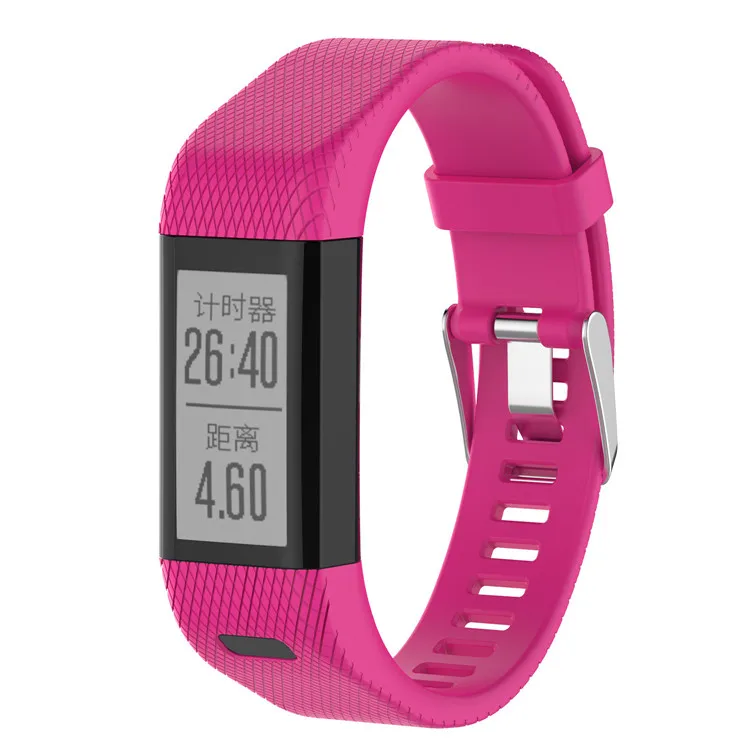 Высокое качество ремешок для часы Garmin vivosmart HR Plus HR+ ремень спортивные силиконовые часы-браслет Фитнес браслет с инструментами+ винт