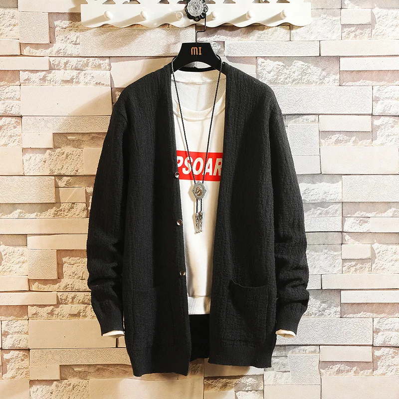 2018 новая модель на осень в Корейском стиле мужской свитер кардиган зима куртка