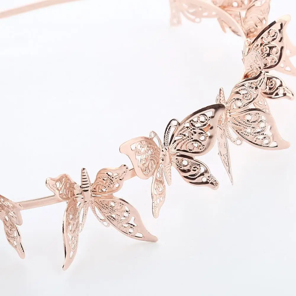 New three-dimensional butterfly headband cute hair accessories headdress gift AliExpress explosion style luxury retro | Украшения и
