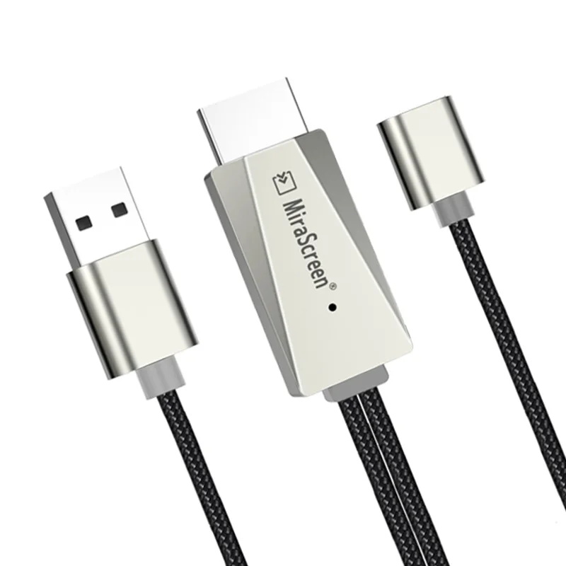 Mira экран HDMI экран плеер 1080P HDMI ТВ-карта HD ТВ кабель для Apple Android USB для IPhone 8 7 6 и Android серии