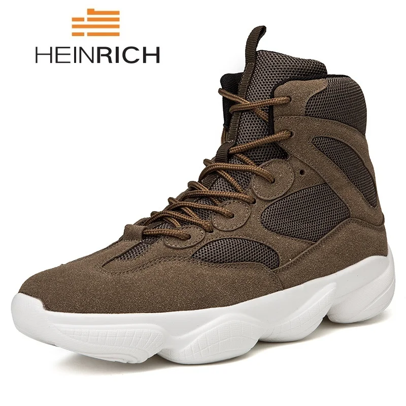 HEINRICH Men Shoes Autumn Winter Mesh Breathable Sneakers Fashion Comfortable Casual Trainers Salomones | Обувь