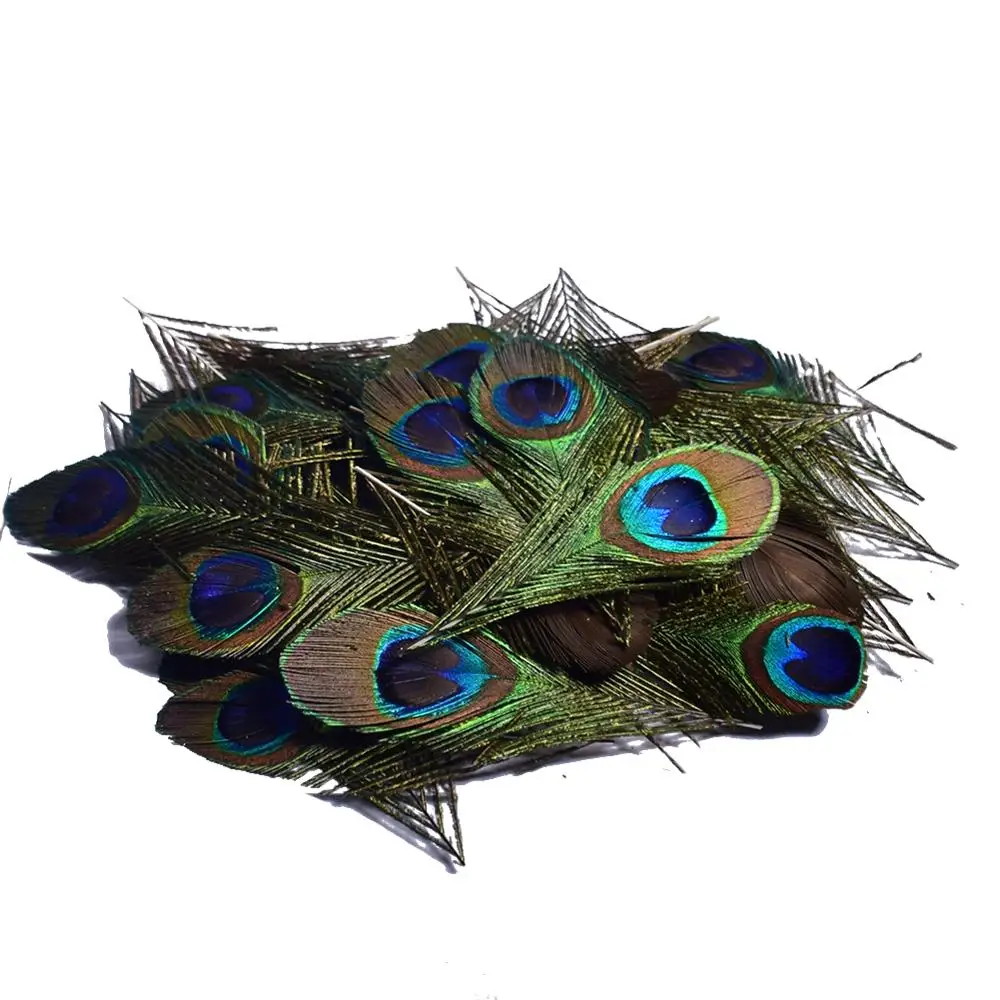 10/20PCS/Lot Peacock Feather Trimmed peacock big eye costumes Necklace accessories Decorative Wedding Decoration DIY | Дом и сад
