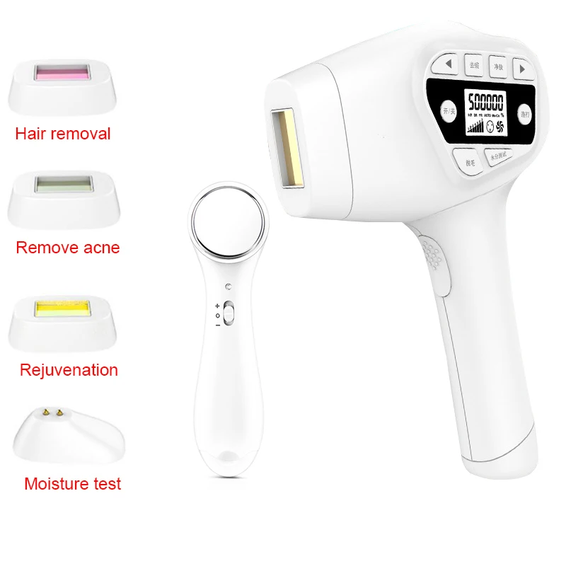 4в1 IPL постоянный лазерный эпилятор для волос WPL Lazer Epilasyon Pulse Epilation бикини ноги омоложение лица массажер - Цвет: 3