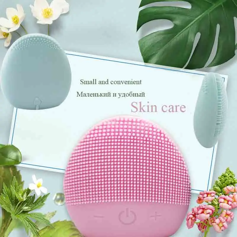 Мягкие силиконовые щетка для чистки мытья Электрический Красота массажер